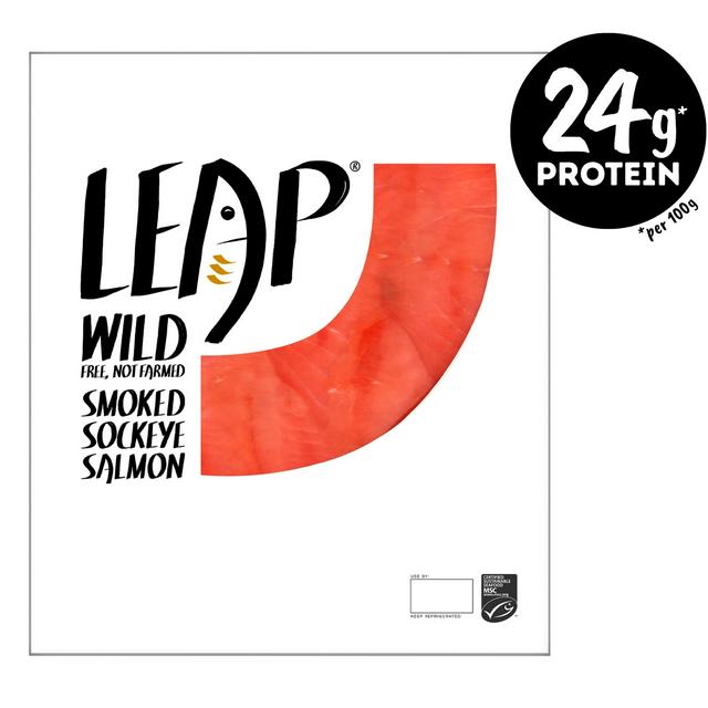 Wild Fish Leap Wild MSC Sockeye Smoked Salmon 100g