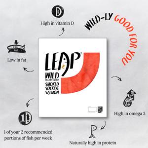 Leap Wild MSC Sockeye Smoked Salmon 100g - gallery image 2