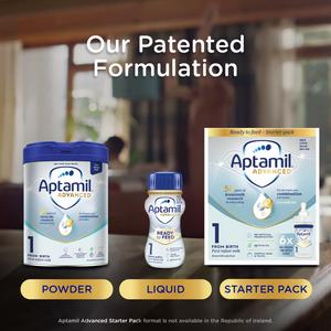 Aptamil Advanced 1 First Infant Baby Milk Formula Liquid Starter Pack From Birth Ready To Feed 6x70ml - gallery image 6