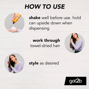 Got2b 250ml Twisted Curling Mousse - gallery image 4