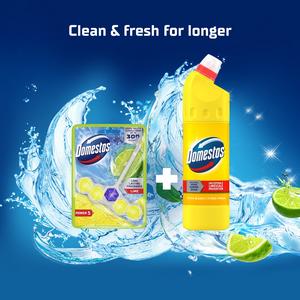 Domestos 1 x 50g Lime Toilet Freshener Rim Block Cleaner - gallery image 3