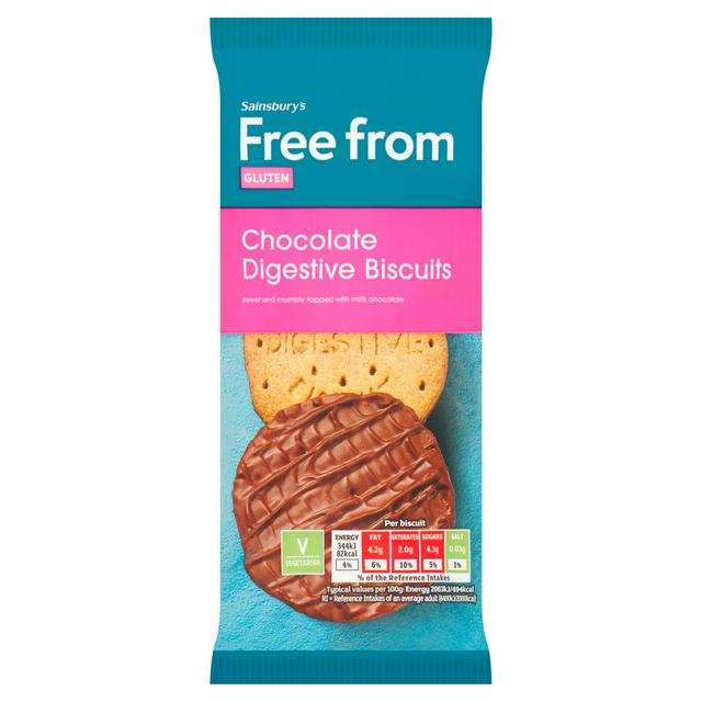 ASDA Free From Chocolate Digestives Biscuits