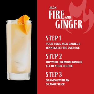 Jack Daniels' Tennessee Fire Cinnamon Whiskey 70cl - gallery image 3