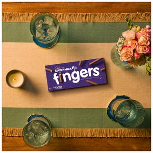 Cadbury Dairy Milk Fingers Milk Chocolate Covered Biscuits 114g - gallery image 2