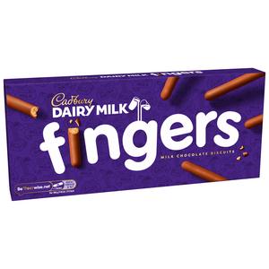 Cadbury Dairy Milk Fingers Milk Chocolate Covered Biscuits 114g - gallery image 4