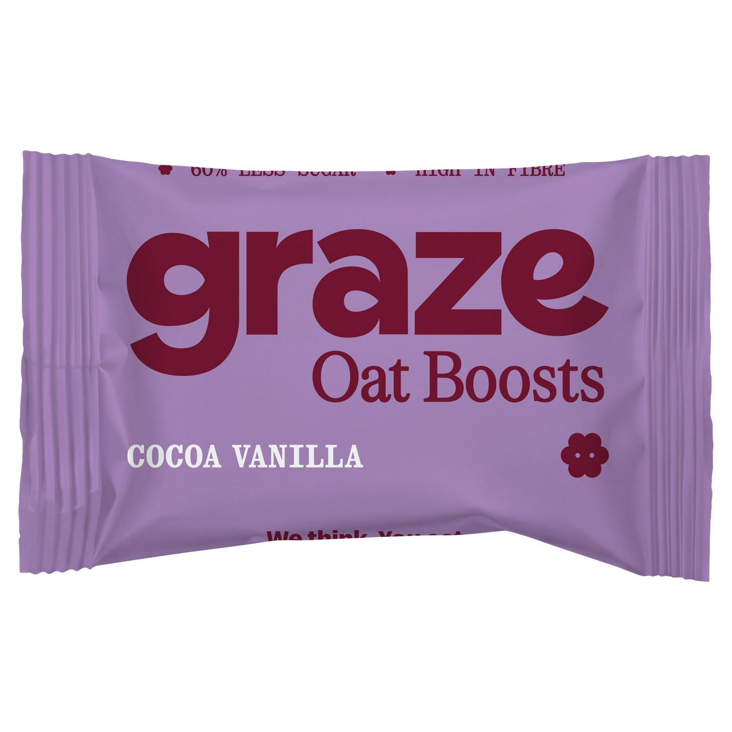 Graze Snack Box Oat Boosts Cocoa & Vanilla Flapjack 50g