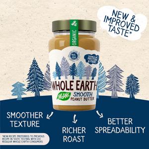 Whole Earth Organic Smooth Peanut Butter 340g - gallery image 3