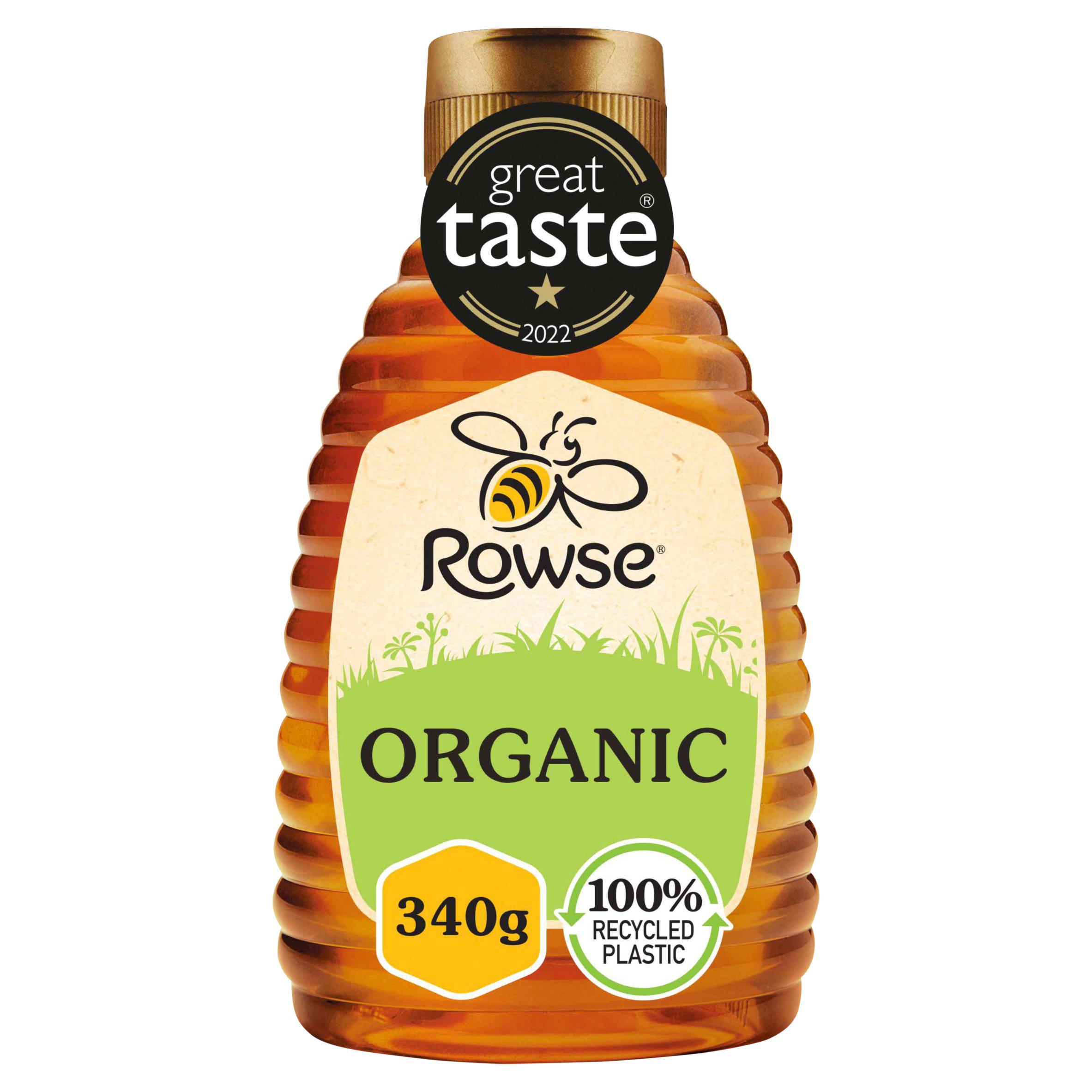 Rowse Organic Squeezy Honey British Style 340g