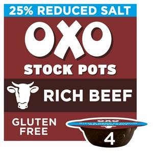 Oxo Reduced Salt Beef with Onion & Rosemary Stock Pots x4 80g - video