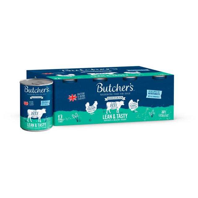 Butcher's Lean & Tasty Dog Food Tins 12x390g | Sainsbury's