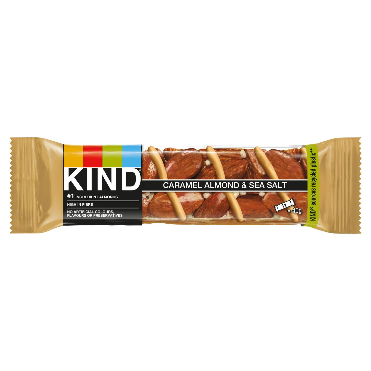 Kind Caramel Almond & Sea Salt 40g