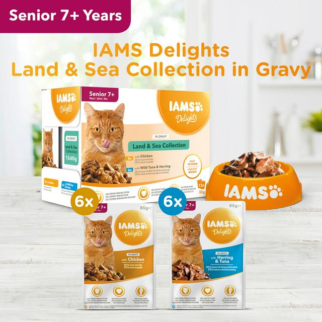 iams senior cat food sainsbury's