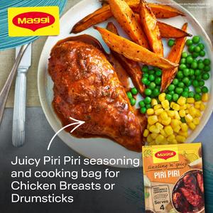 Maggi So Juicy Sizzling & Spicy Piri Piri Chicken Herbs & Spices Recipe Mix 27g - gallery image 2