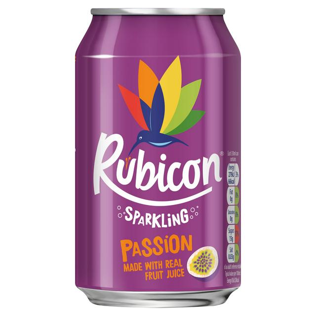 Rubicon Sparkling Passion Fruit Juice Drink 330ml