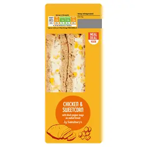 Sainsbury's Chicken & Sweetcorn Sandwich