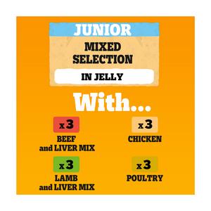 Pedigree Puppy Wet Dog Food Pouches Mixed In Jelly 12x100g - gallery image 5