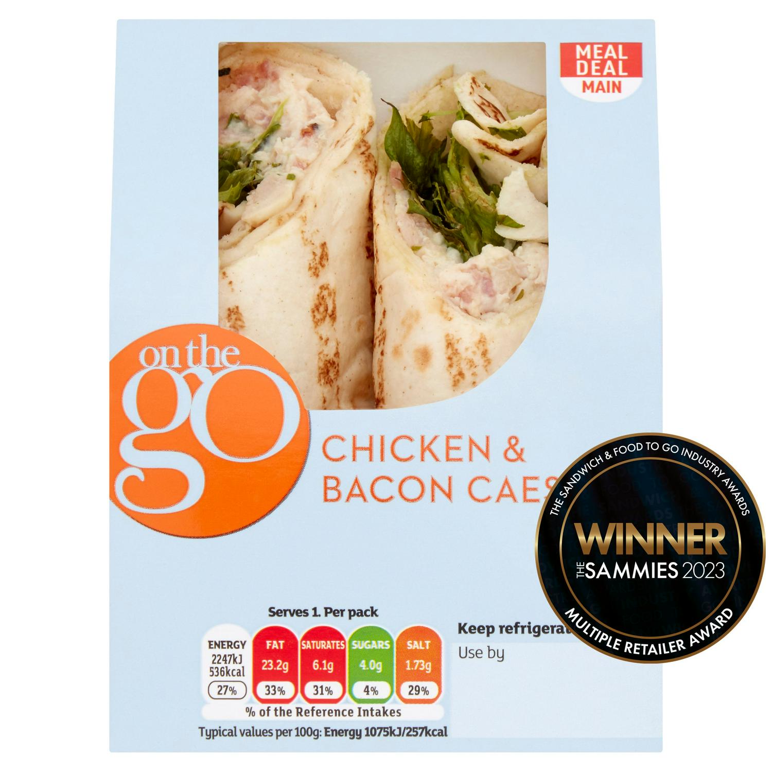 Sainsbury's Chicken & Bacon Caesar Wrap