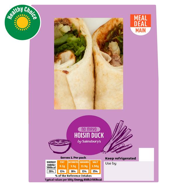 Sainsburys No Mayo Hoisin Duck Wrap