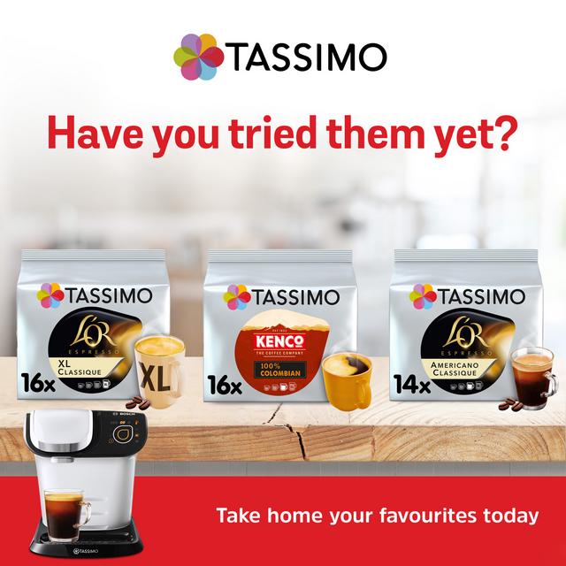 Tassimo Kenco Americano Grande XL Coffee Pods x16 Sainsbury s