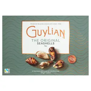 Guylian 33 The Original Seashells Chocolates with Hazelnut Praline Filling 375g