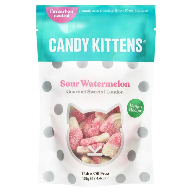 Candy Kittens Sour Watermelon Sweets 125g