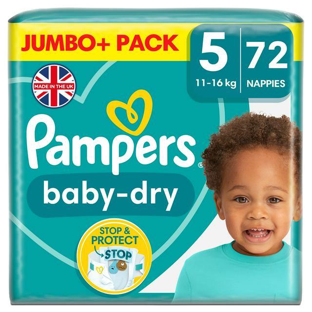 Pampers Baby Dry Size 5 Jumbo 72 