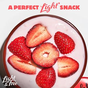 Light & Free Rasberry Greek Style 0% Added Sugar, Fat Free Yogurt 4x115g - gallery image 4
