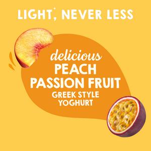 Light&Free Peach Passion Fruit 0% Added Sugar, Fat Free Yogurt 4x115g - gallery image 3