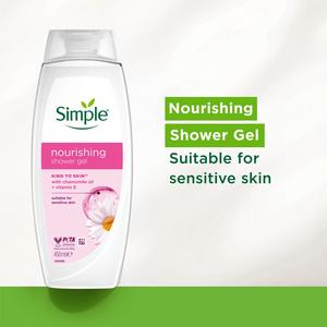Simple Nourishing Shower Gel Body Wash 450ml - gallery image 2