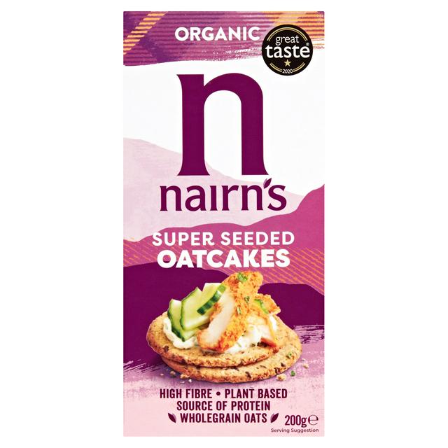 Nairn's Super Seeded Organic Oatcakes 200g - gallery image 1