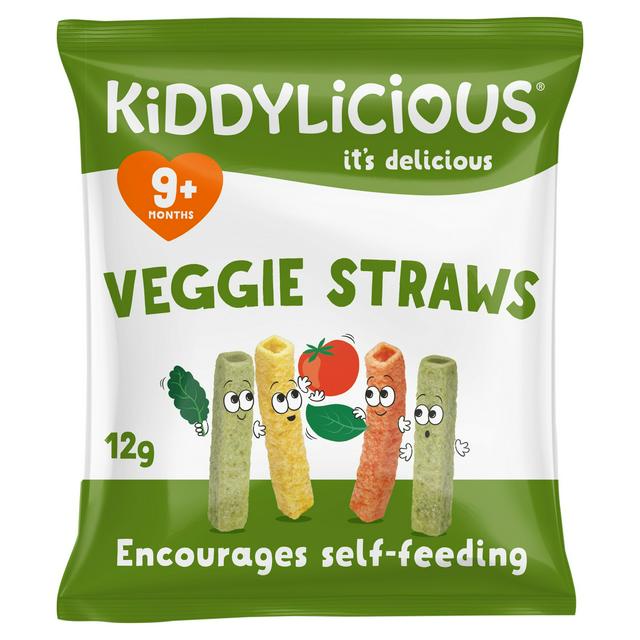 Kiddylicious Veggie Straws Baby Snacks 12g - gallery image 1