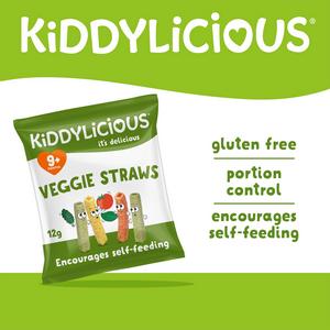 Kiddylicious Veggie Straws Baby Snacks 12g - gallery image 2