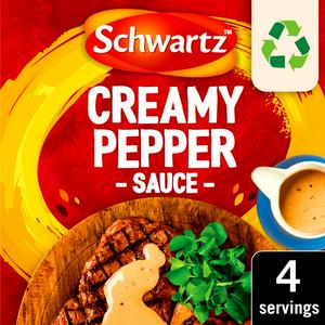 Schwartz 25g Creamy Pepper Sauce Mix