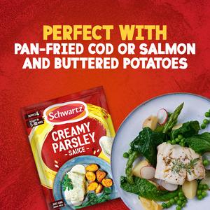 Schwartz 26g Creamy Parsley Sauce Mix - gallery image 6