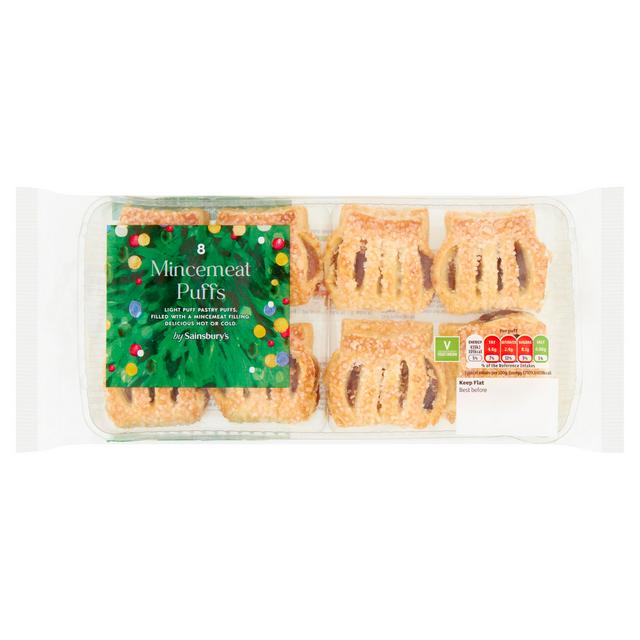 Sainsbury's Mincemeat Puffs x8 200g - gallery image 1