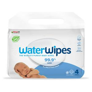 WaterWipes Sensitive Biodegradable Baby Wipes 60 pack x4