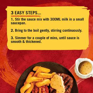 Schwartz Creamy Mild Peppercorn Sauce Mix 25g - gallery image 2