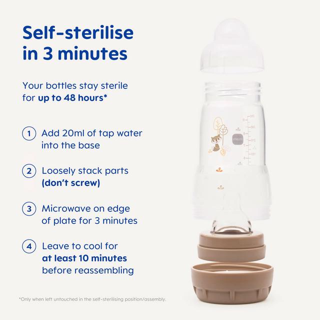 Mam Anti-Colic Bottle x2 160ml Sainsbury's