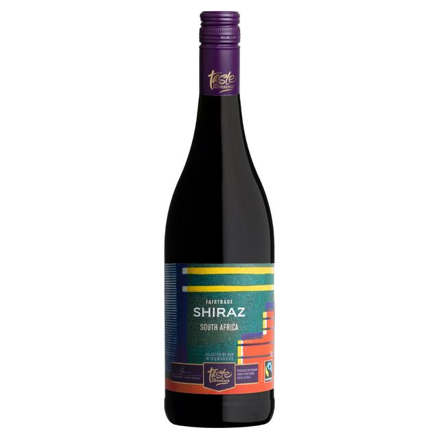 Taste the Difference Sainsbury's Fairtrade Shiraz Red Wine, Taste the Difference 75cl