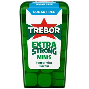 Trebor Mighties Extra Strong Sugar Free Mints 12.5g