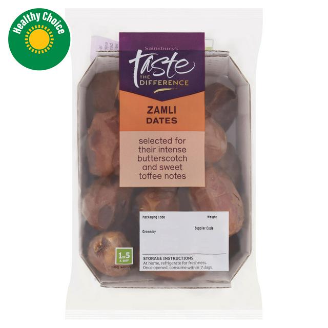 Sainsbury's Zamli Dates, Taste the Difference 200g - gallery image 1
