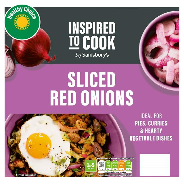 Sainsburys Sainsbury's Sliced Red Onions 500g