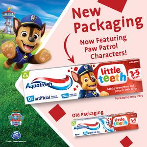 Aquafresh Kids Paw Patrol Little Teeth Toothpaste 3-5 Years 75ml - gallery image 2