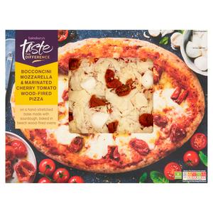 Image forSainsbury's Mozzarella & Cherry Tomato Pizza, Taste the Difference 484g