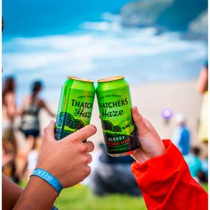 Thatchers 4 x 440ml Haze Apple Cider - gallery image 2