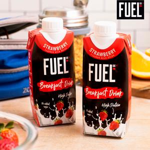 FUEL10K 330ml On the Go Ready to Drink Breakfast High Protein Strawberry Milk Shake - gallery image 3