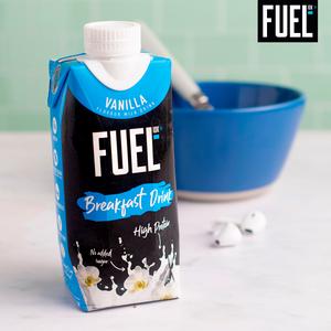 FUEL10K 330ml On the Go Ready to Drink Breakfast High Protein Vanilla Milk Shake - gallery image 3