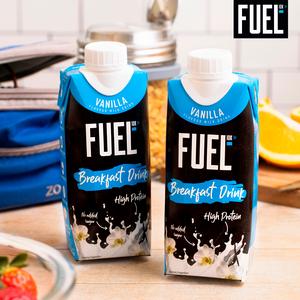 FUEL10K 330ml On the Go Ready to Drink Breakfast High Protein Vanilla Milk Shake - gallery image 4