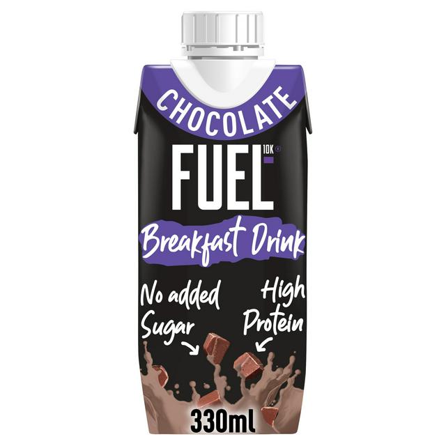 FUEL10K 330ml On the Go Ready to Drink Breakfast High Protein Chocolate Milk Shake - gallery image 1