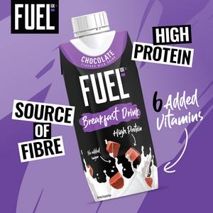 FUEL10K 330ml On the Go Ready to Drink Breakfast High Protein Chocolate Milk Shake - gallery image 2